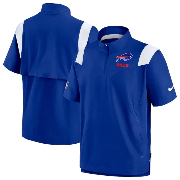 Buffalo bills nike sideline coaches chevron lockup pullover top Royal