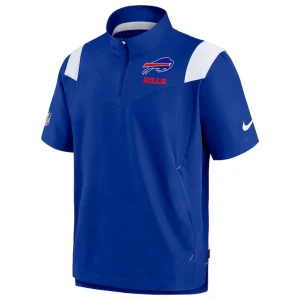 Buffalo bills nike sideline coaches chevron lockup pullover top Royal M