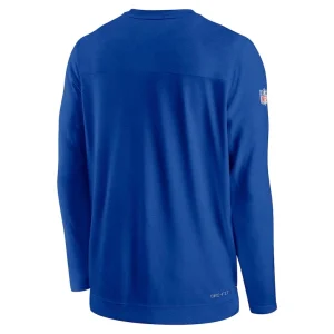 Buffalo bills nike sideline lockup performance pullover sweatshirt Royal L