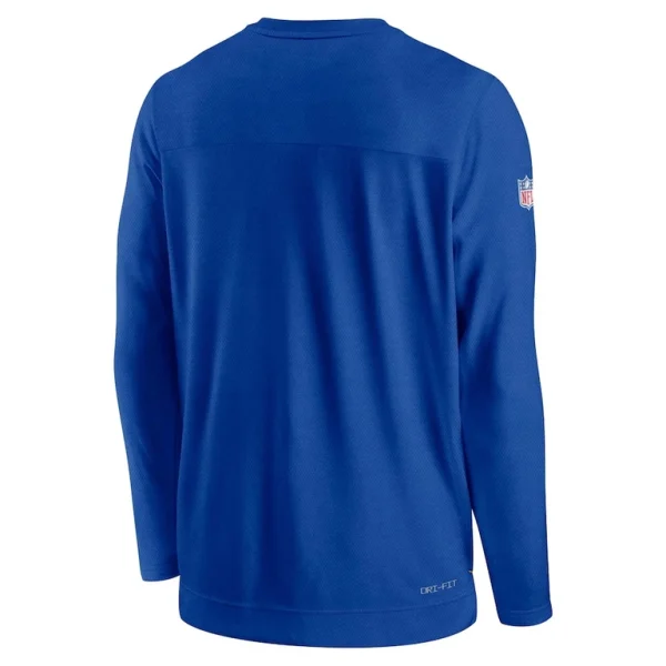Buffalo bills nike sideline lockup performance pullover sweatshirt Royal L