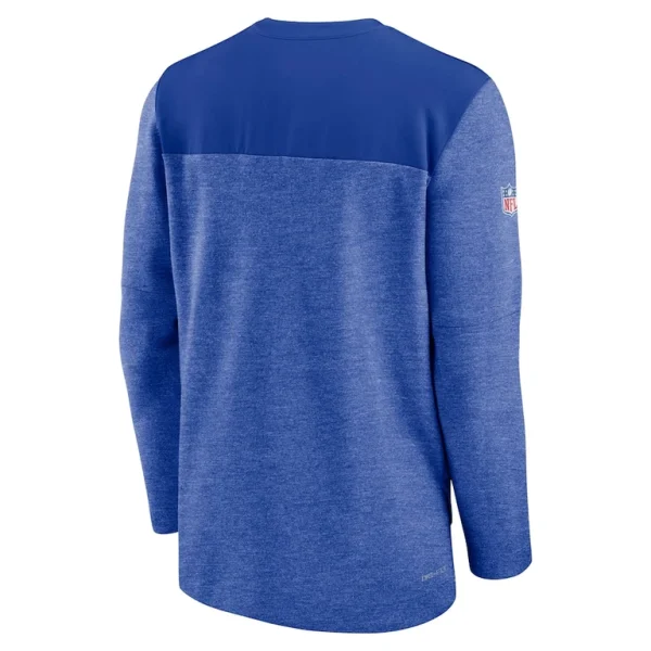 Buffalo bills nike sideline lockup performance quarter zip top Royal L