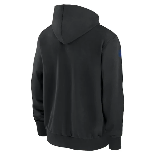 Buffalo bills nike sideline performance full zip hoodie jacket Black L