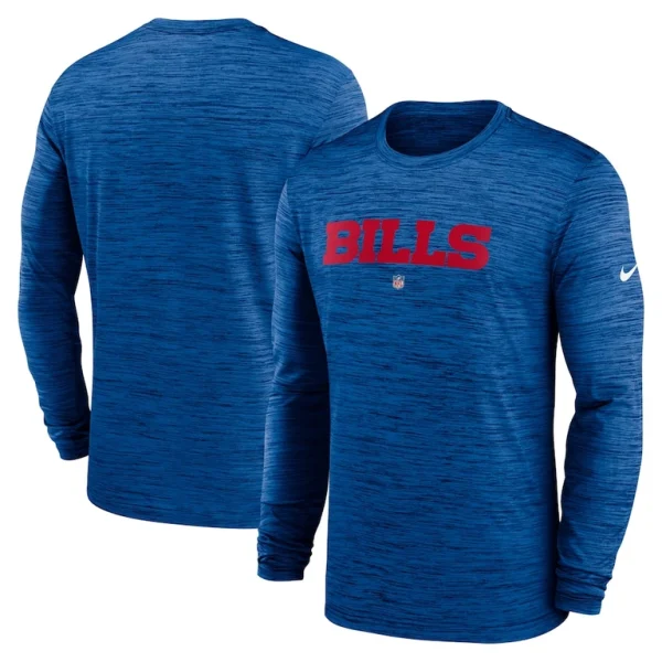 Buffalo bills nike sideline team velocity performance long sleeve t shirt Royal