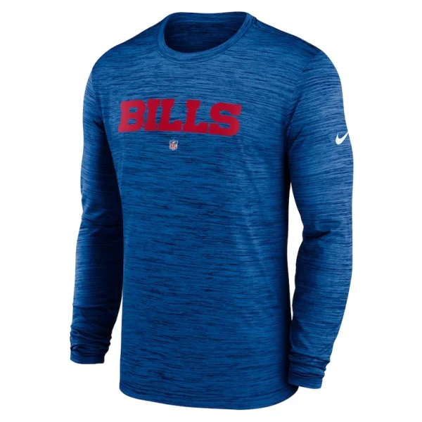 Buffalo bills nike sideline team velocity performance long sleeve t shirt Royal M