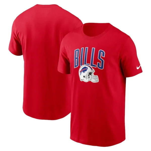 Buffalo bills nike team athletic t shirt Red