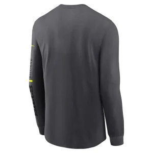 Buffalo bills nike volt performance long sleeve t shirt anthracite Multi L