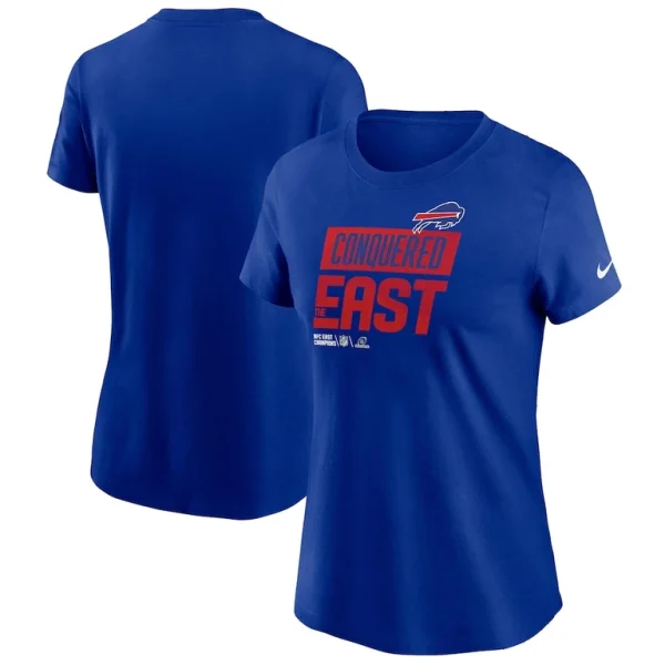 Buffalo bills nike womens 2022 afc east division champions locker room trophy collection t shirt Royal