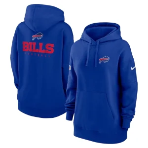 Buffalo bills nike womens 2023 sideline club fleece pullover hoodie Royal