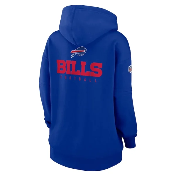 Buffalo bills nike womens 2023 sideline club fleece pullover hoodie Royal M