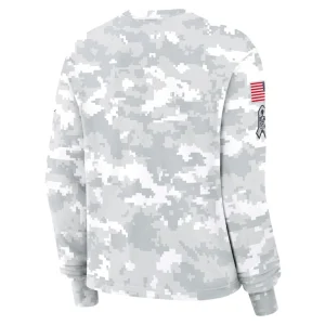 Buffalo bills nike womens 2024 salute to service long sleeve t shirt Arctic camo M