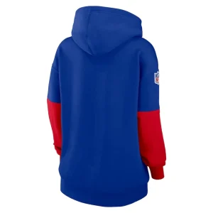 Buffalo bills nike womens 2024 sideline essential fleece pullover hoodie Royal M