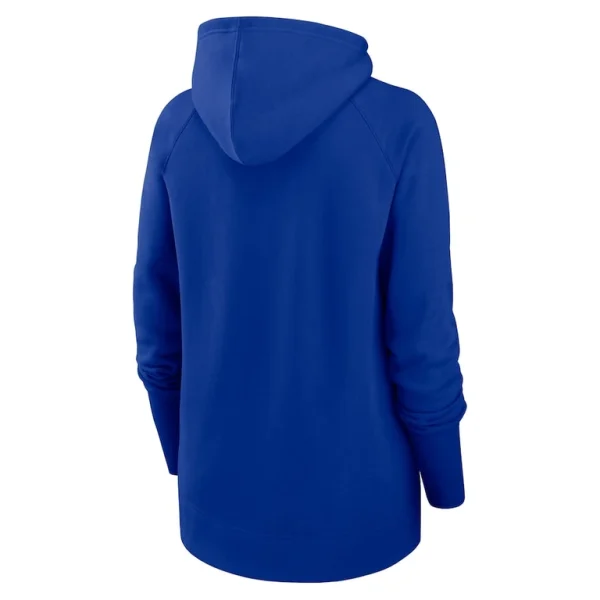 Buffalo bills nike womens asymmetrical raglan full zip hoodie Royal M