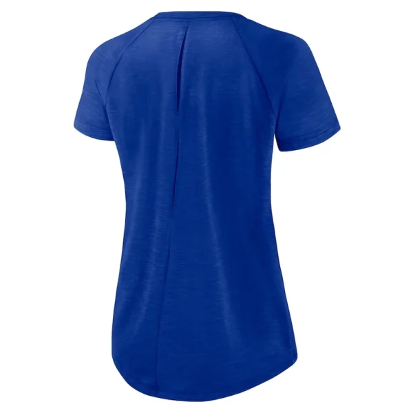 Buffalo bills nike womens back slit lightweight fashion t shirt Whiteheather scarlet M