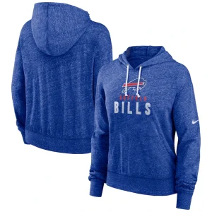 Buffalo bills nike womens gym vintage lightweight pullover hoodie Royal