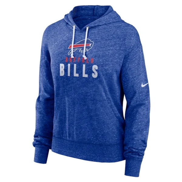 Buffalo bills nike womens gym vintage lightweight pullover hoodie Royal S