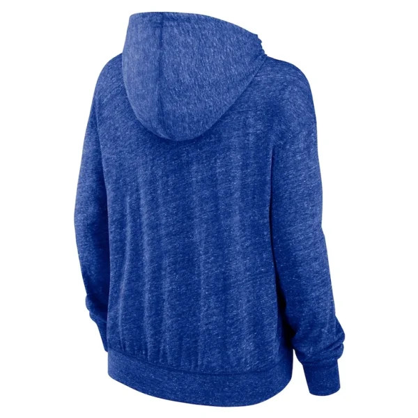 Buffalo bills nike womens rewind gym vintage lightweight pullover hoodie Royal M
