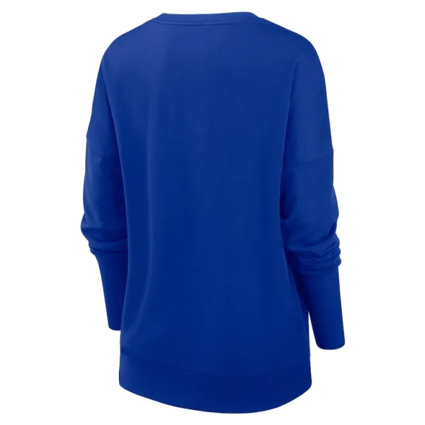 Buffalo bills nike womens rewind playback icon performance pullover sweatshirt Royal M