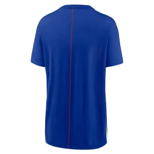 Buffalo bills nike womens wordmark tri blend t shirt Creamroyal M