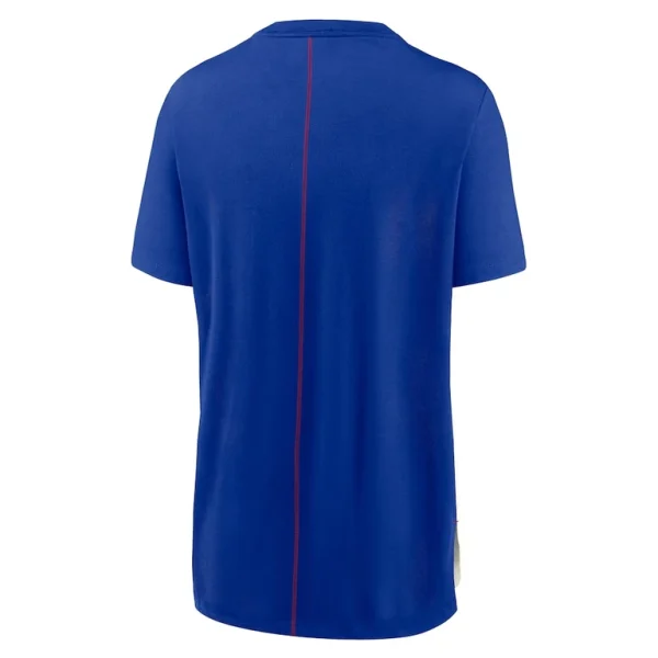 Buffalo bills nike womens wordmark tri blend t shirt Creamroyal M