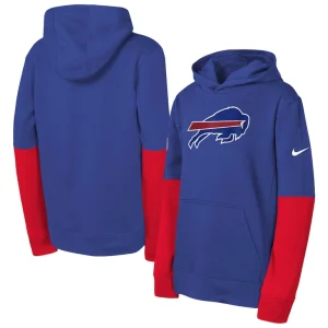 Buffalo bills nike youth club pullover hoodie Royal