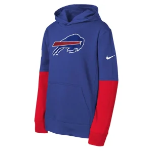Buffalo bills nike youth club pullover hoodie Royal Yth M