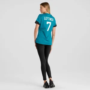 Byron leftwich jacksonville jaguars nike womens retired player game jersey Teal 2XL