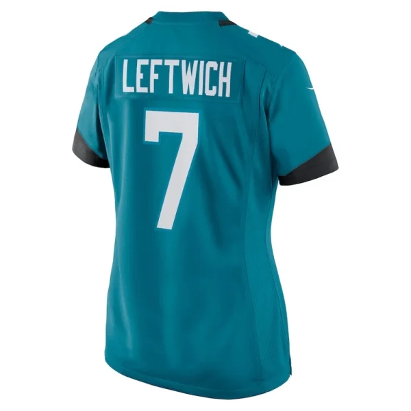 Byron leftwich jacksonville jaguars nike womens retired player game jersey Teal L