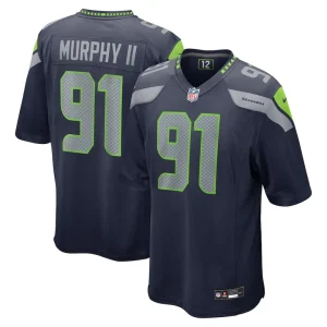 Byron murphy ii seattle seahawks nike player game jersey College navy