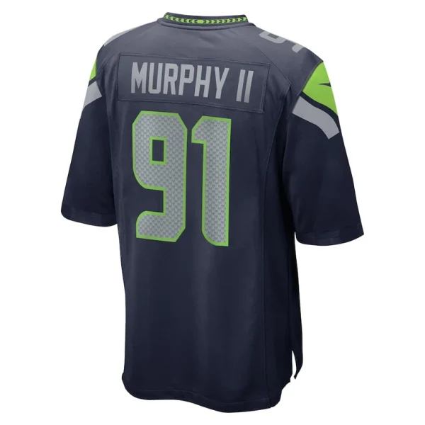 Byron murphy ii seattle seahawks nike player game jersey College navy L