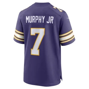 Byron murphy jr. minnesota vikings nike classic player game jersey Purple L