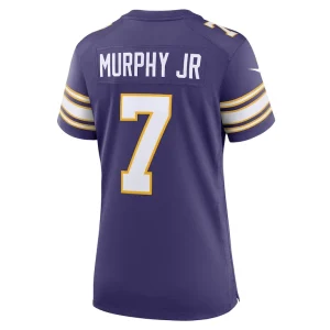 Byron murphy jr. minnesota vikings nike womens classic player game jersey Purple L