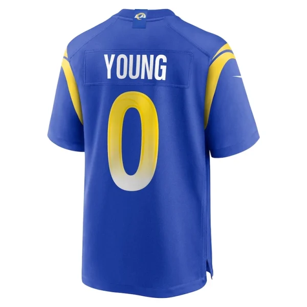 Byron young los angeles rams nike home game jersey Royal L