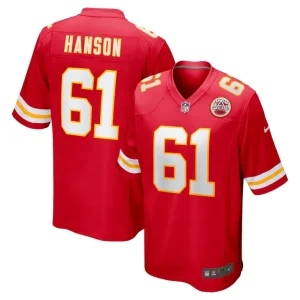 C.j. hanson kansas city chiefs nike game jersey Red