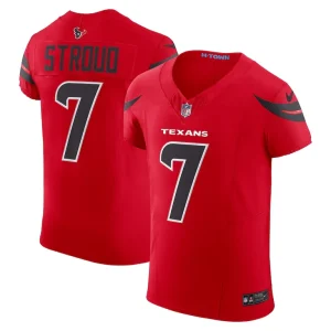 C.j. stroud houston texans nike alternate vapor f.u.s.e. elite jersey Red