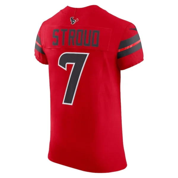 C.j. stroud houston texans nike alternate vapor f.u.s.e. elite jersey Red 48