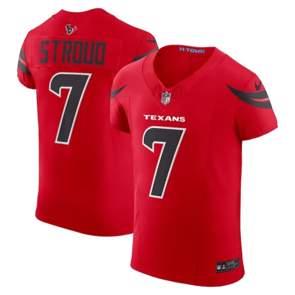 C.j. stroud houston texans nike alternate vapor f.u.s.e. elite jersey Red