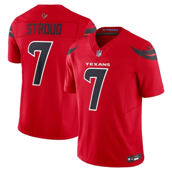 C.j. stroud houston texans nike alternate vapor f.u.s.e. limited jersey Red