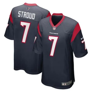 C.j. stroud houston texans nike game jersey Navy