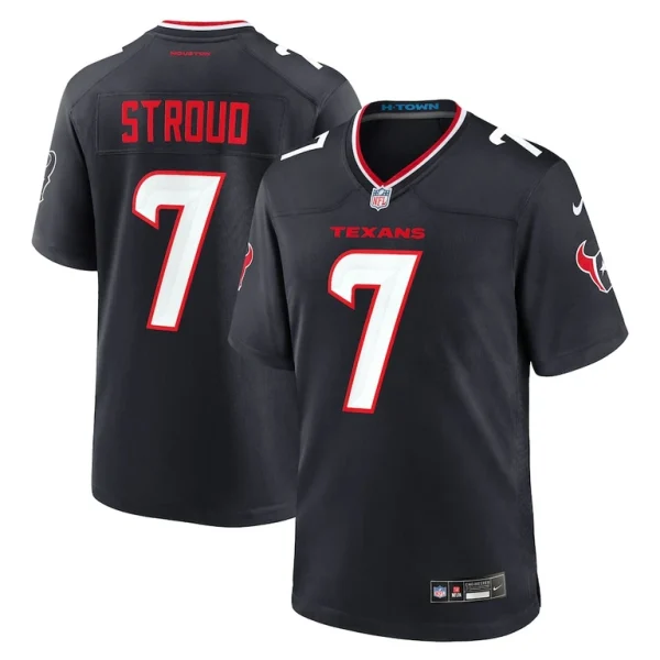 C.j. stroud houston texans nike game jersey Navy