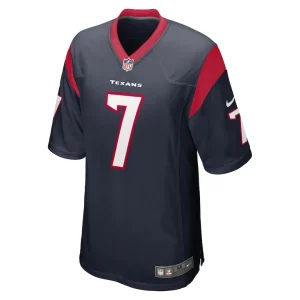 C.j. stroud houston texans nike game jersey Navy M