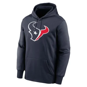 C.j. stroud houston texans nike player name number performance pullover hoodie Navy M