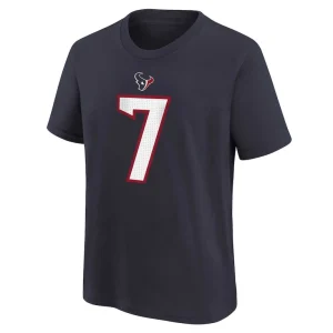 C.j. stroud houston texans nike preschool player name number t shirt Navy 56