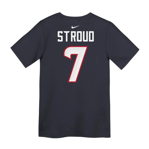 C.j. stroud houston texans nike preschool player name number t shirt Navy 7