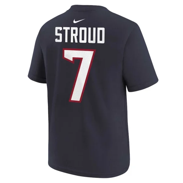 C.j. stroud houston texans nike preschool player name number t shirt Navy 7
