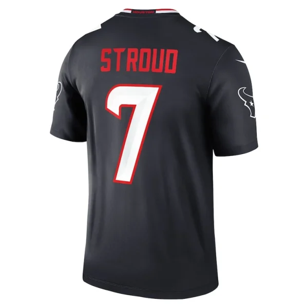 C.j. stroud houston texans nike team legend player performance top Navy L