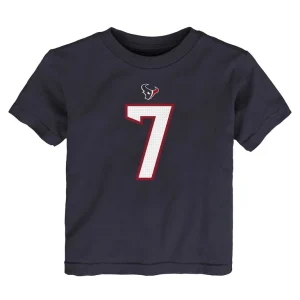 C.j. stroud houston texans nike toddler player name number t shirt Navy 3T