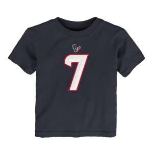 C.j. stroud houston texans nike toddler player name number t shirt Navy 3T