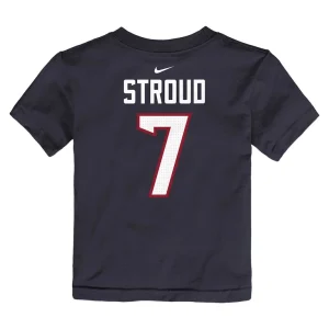 C.j. stroud houston texans nike toddler player name number t shirt Navy 4T
