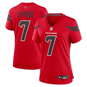 C.j. stroud houston texans nike womens alternate game jersey Red