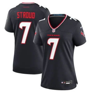 C.j. stroud houston texans nike womens game jersey Navy